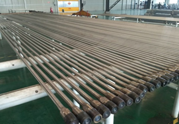Tungsten plated alloy steel polished rod